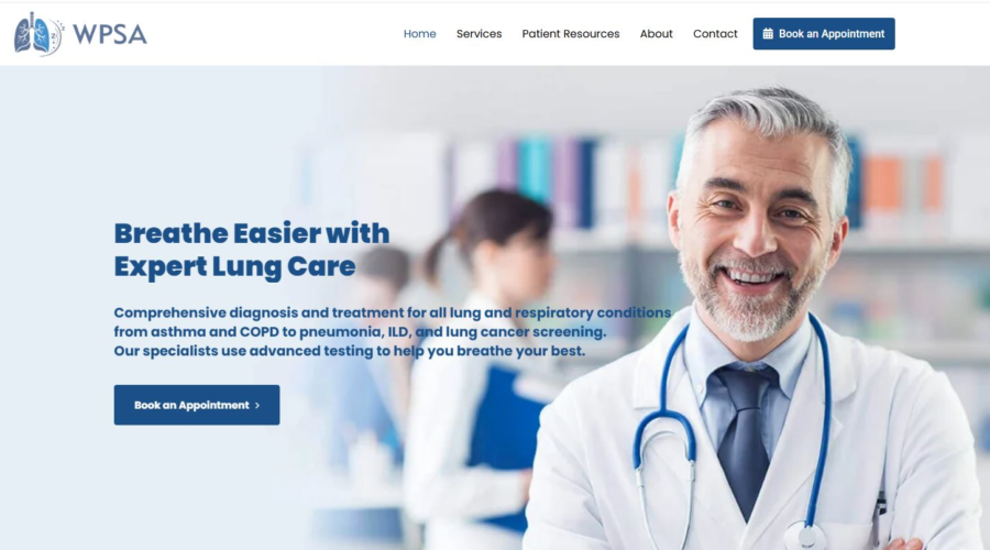 Westchase Pulmonary & Sleep Associates Website Go Live
